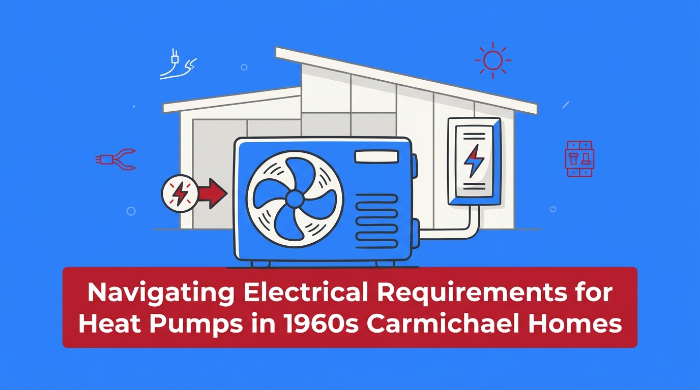 Adapting Older Carmichael Homes for Modern Heat Pump Electrical Requirements