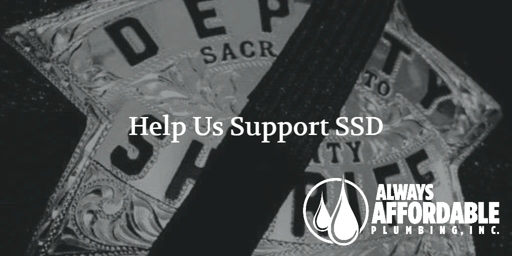 Sacramento Plumber Donating to Deputy Memorial Fund