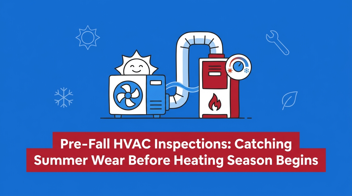 Pre-Fall HVAC Inspections: Catching Summer Wear Before Heating Season Begins
