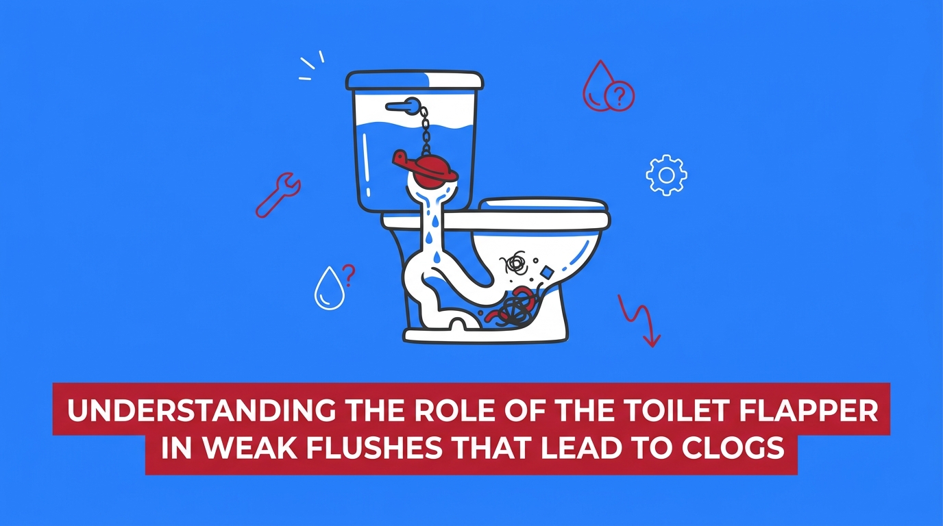The Role of the Toilet Flapper in Weak Flushes That Lead to Clogs