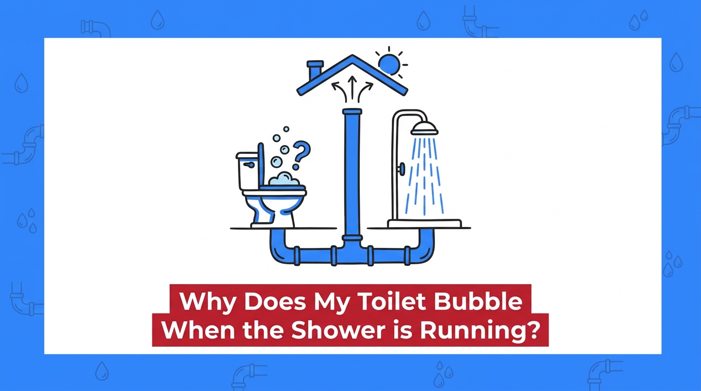 Why Does My Toilet Bubble When the Shower is Running?
