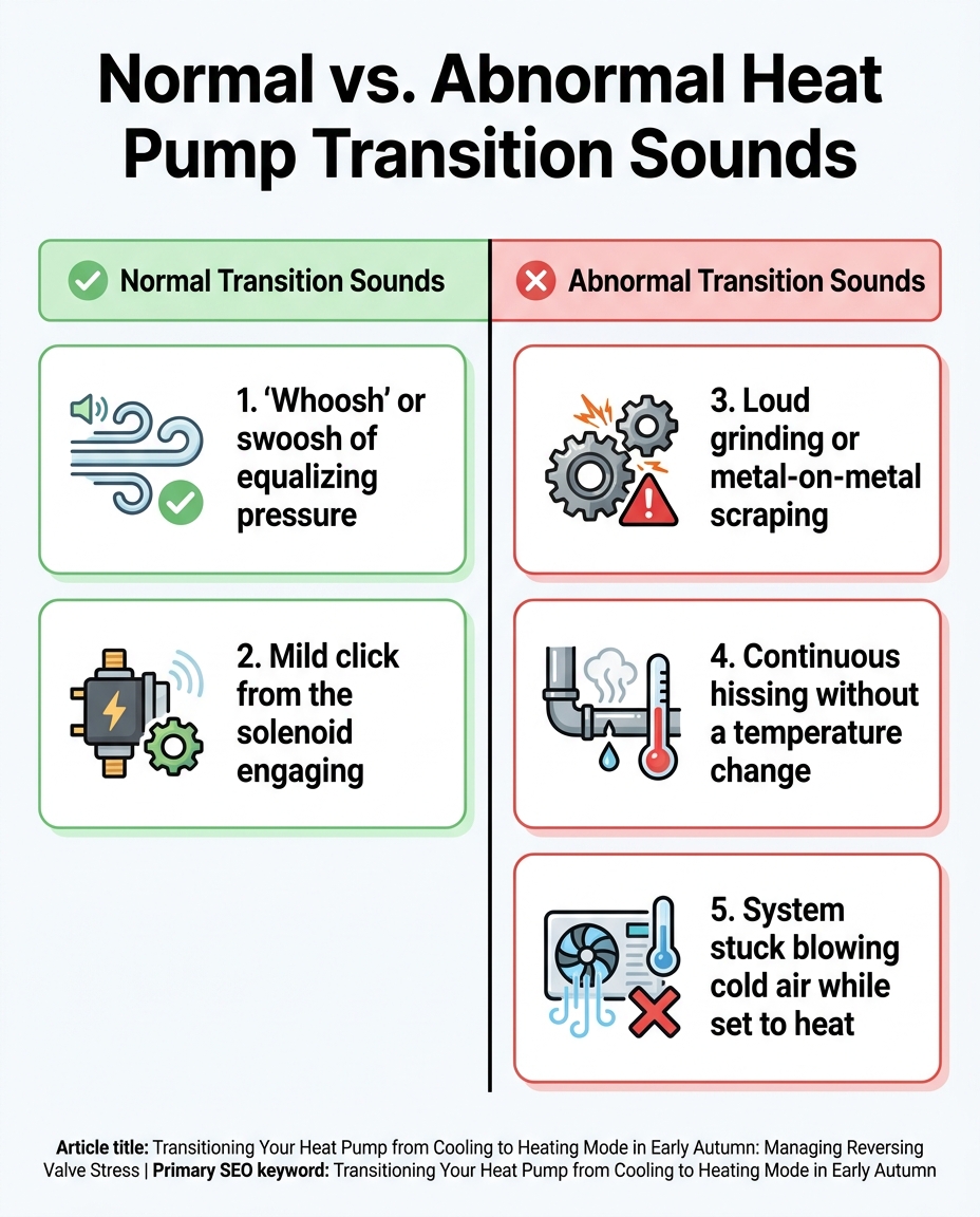 Normal vs. Abnormal Heat Pump Transition Sounds