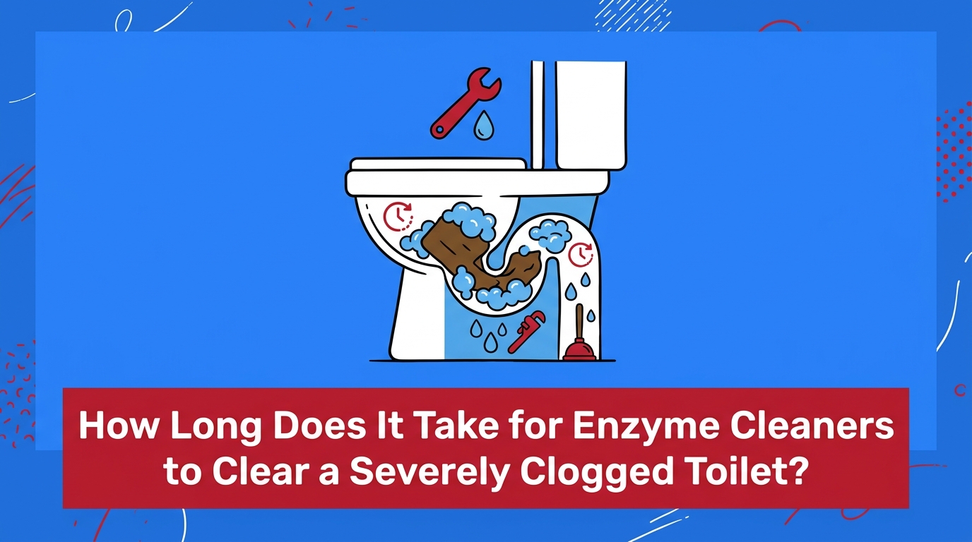 How Long Does It Take for Enzyme Cleaners to Clear a Severely Clogged Toilet?