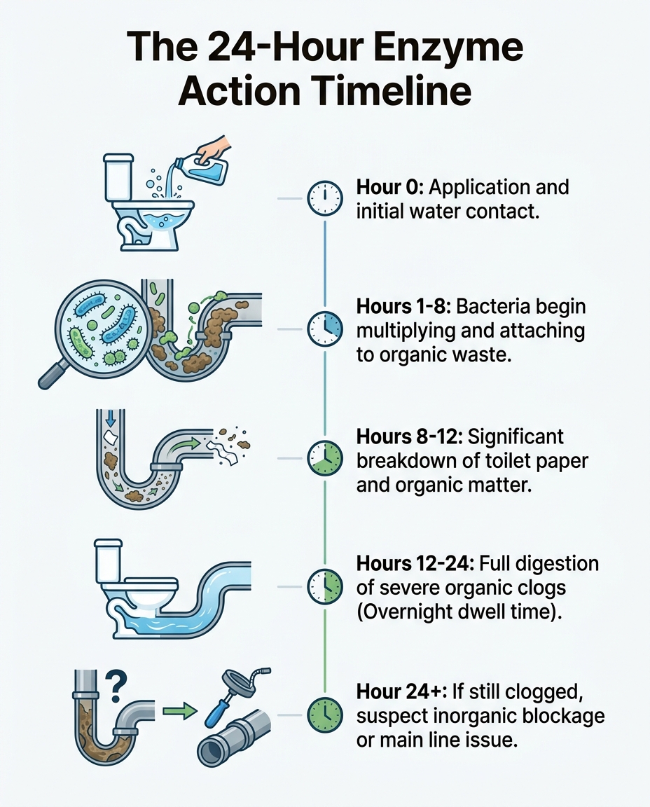 The 24-Hour Enzyme Action Timeline