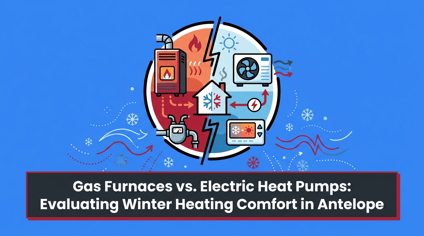 Gas Furnaces vs. Electric Heat Pumps for Winter Heating in Antelope