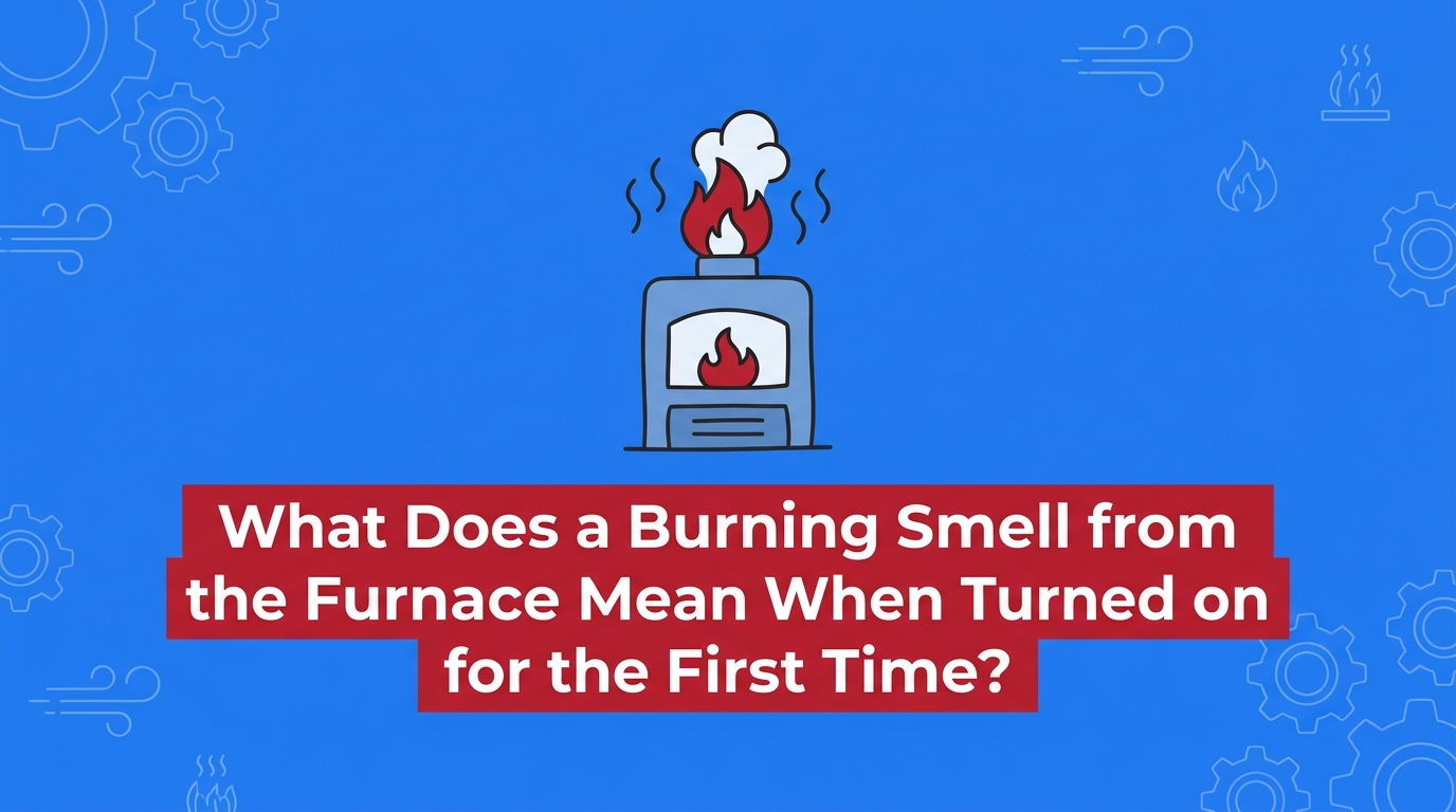 What Does a Burning Smell from the Furnace Mean When Turned on for the First Time?