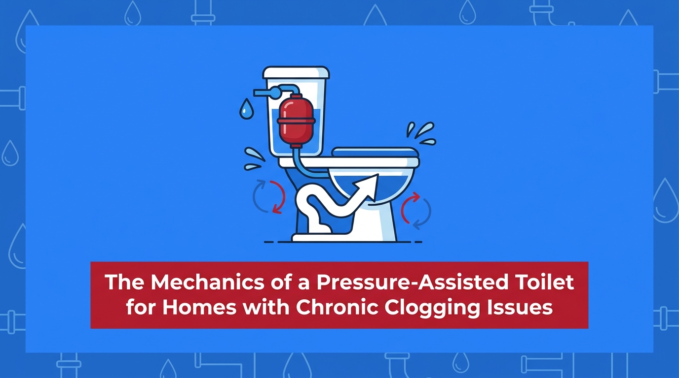The Mechanics of a Pressure-Assisted Toilet for Homes with Chronic Clogging Issues