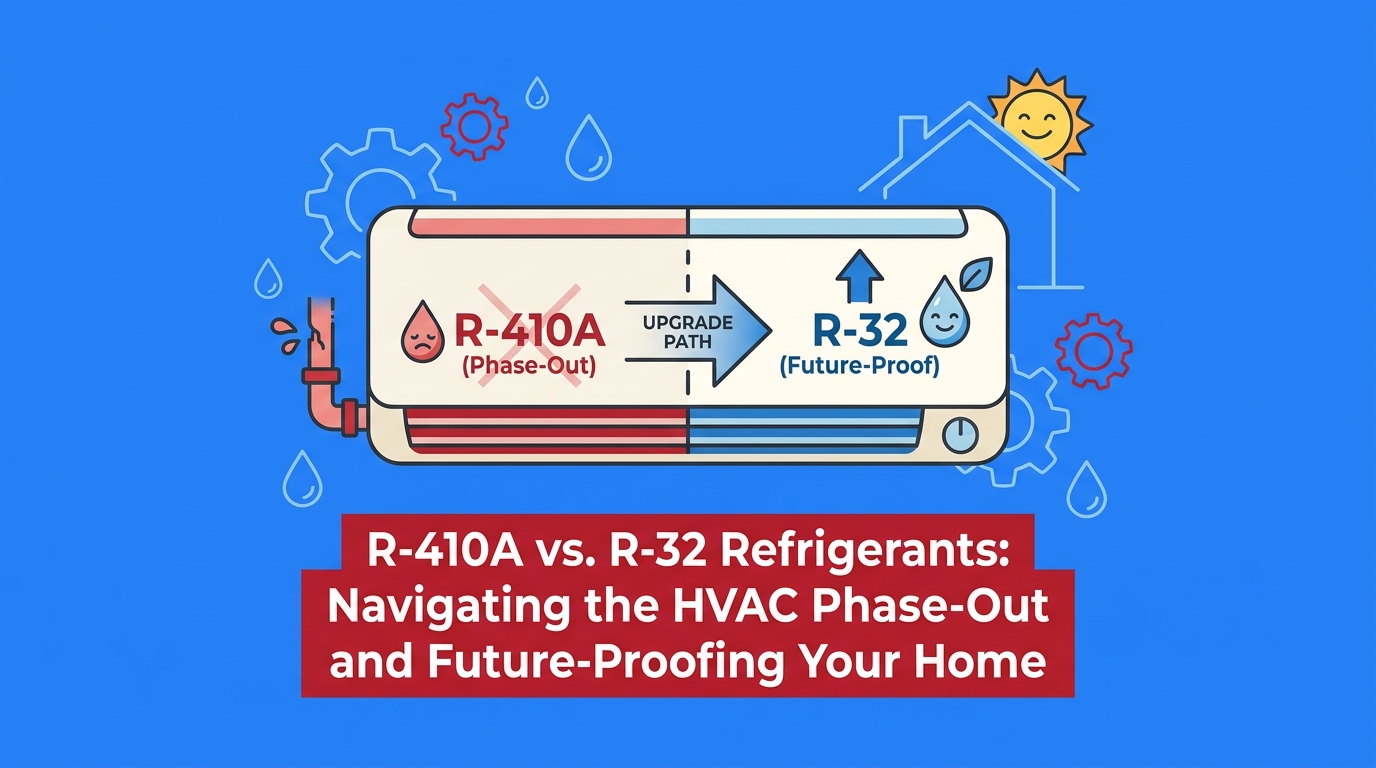 R-410A vs. R-32 Refrigerants: What Homeowners Need to Know About the Phase-Out