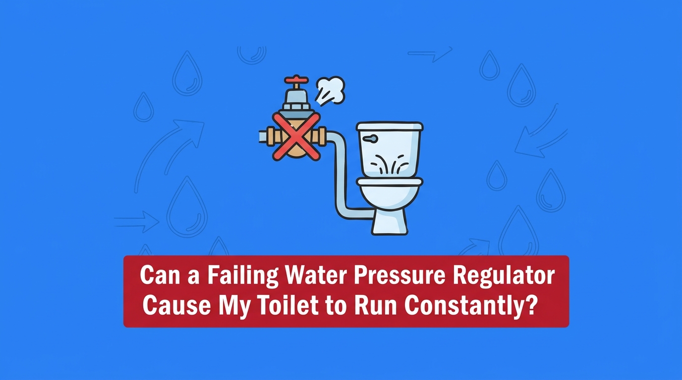 Can a Failing Water Pressure Regulator Cause My Toilet to Run Constantly?