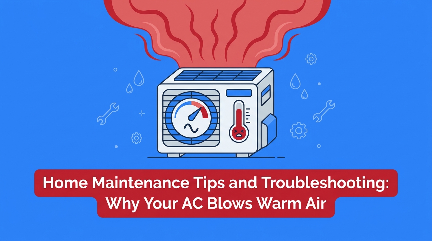 Home Maintenance Tips and Troubleshooting: Why Your AC Blows Warm Air