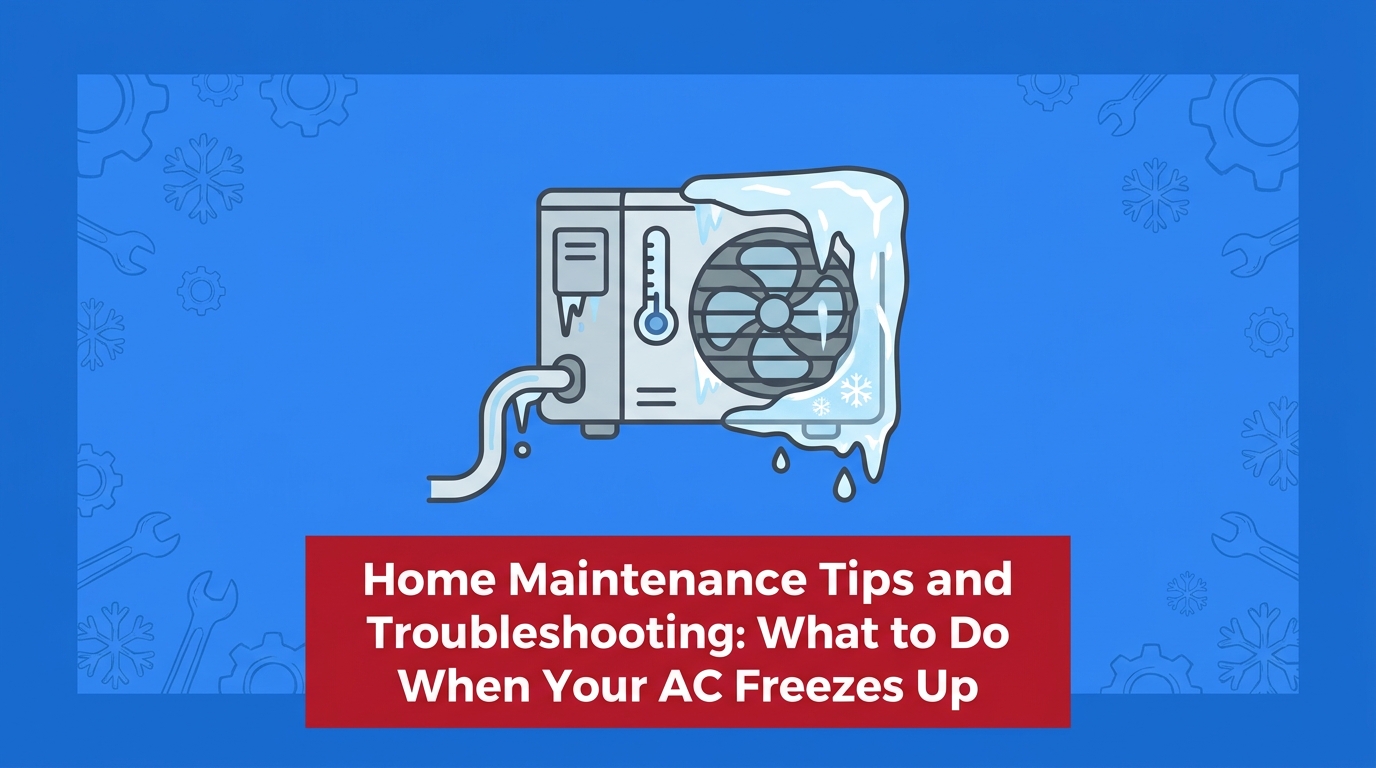 Home Maintenance Tips and Troubleshooting: What to Do When Your AC Freezes Up