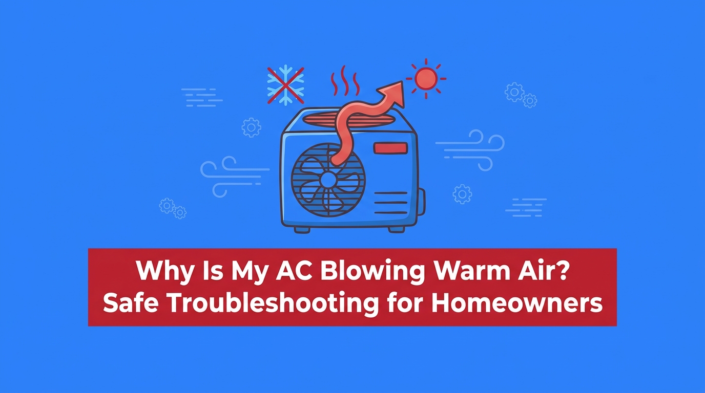 Why Is My AC Blowing Warm Air? Safe Troubleshooting for Homeowners
