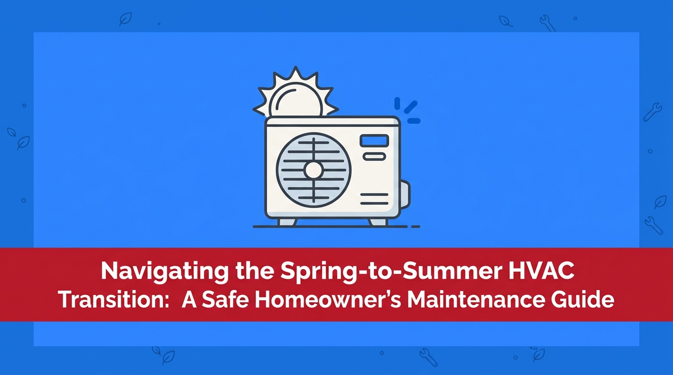 Navigating the Spring-to-Summer HVAC Transition: A Safe Homeowner's Maintenance Guide