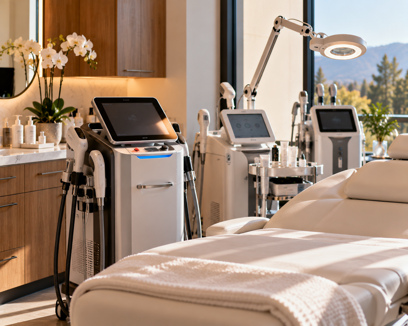 Medical equipment in an office
