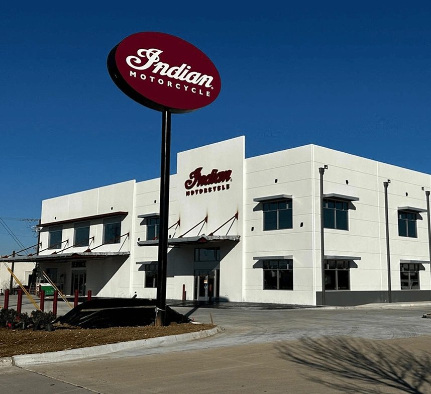 Indian Motorcycles PEB Facility PEB structure fabrication at Phenix manufacturing facility