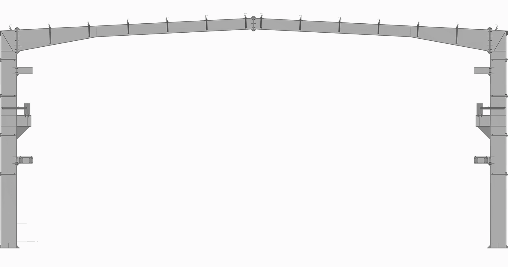 PHX Rigid Frame Metal Building Rigid frame design for pre-engineered steel building solutions