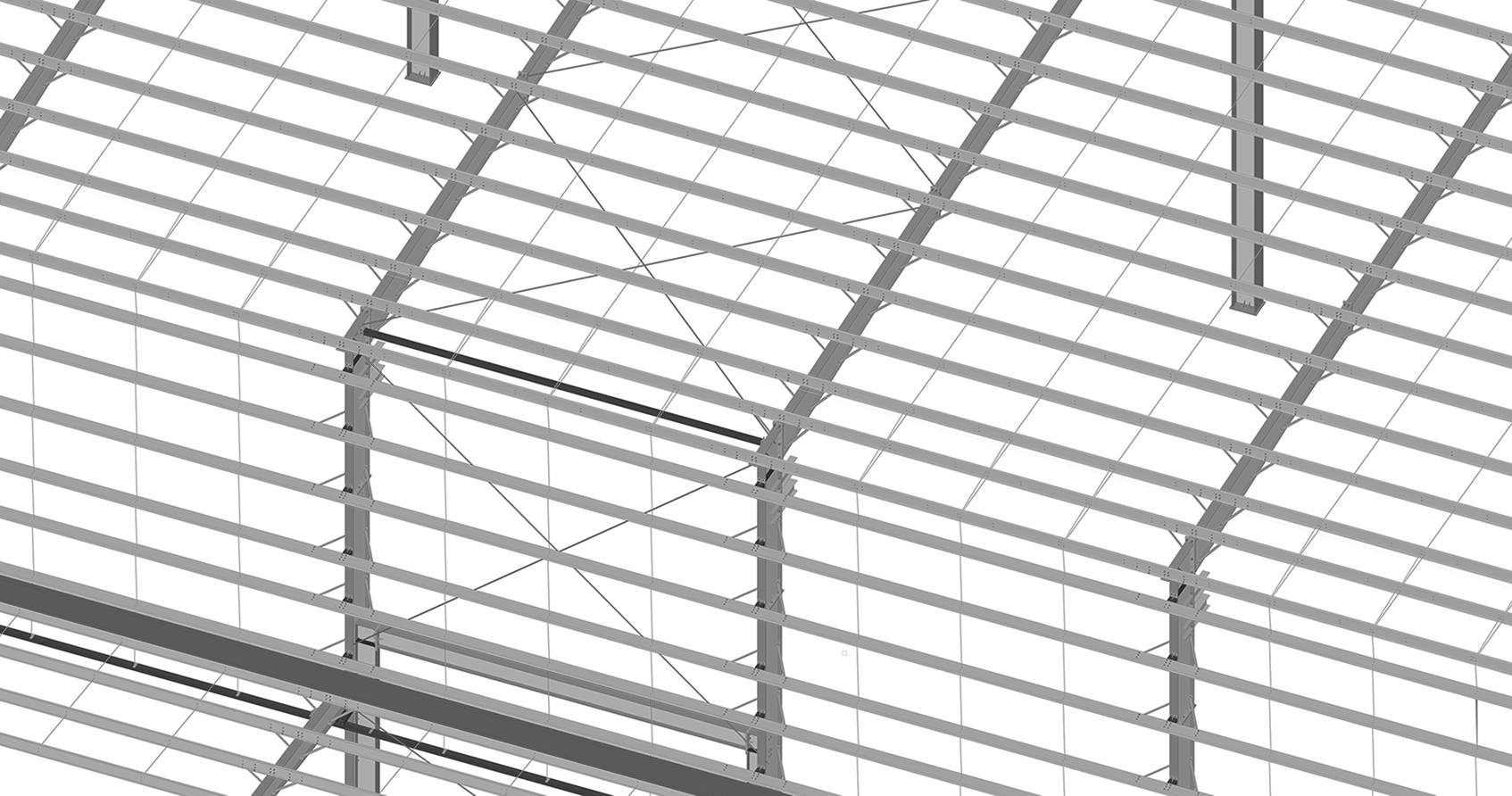 Rod bracing for structural steel construction solutions