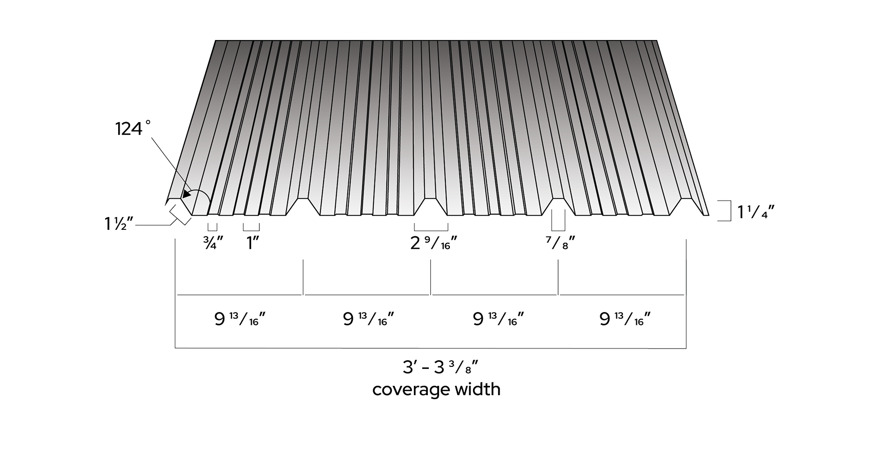Phenix Rib 1 Cladding for Pre-Engineered Metal Buildings