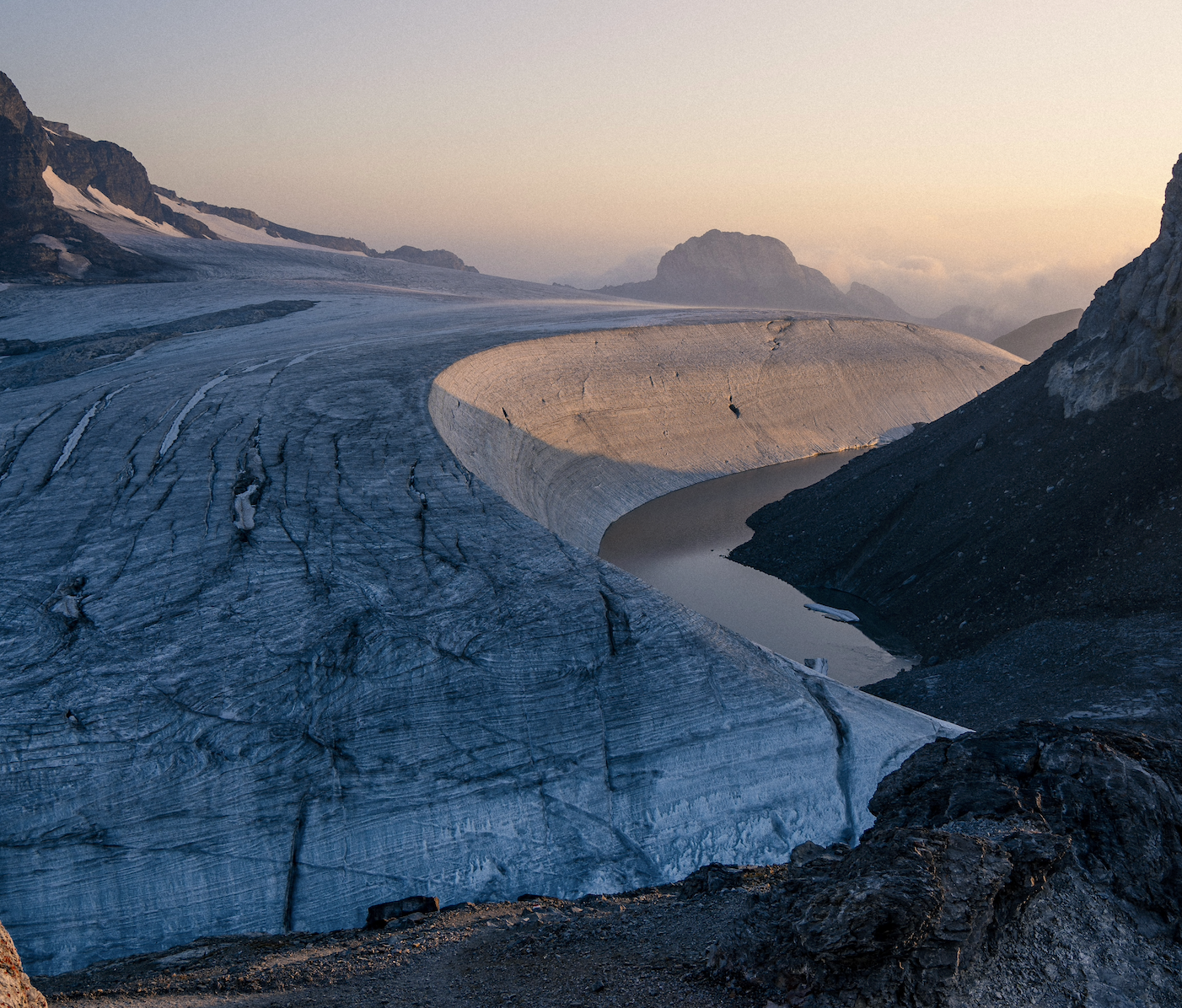 Claridengletscher with Chixxs on board