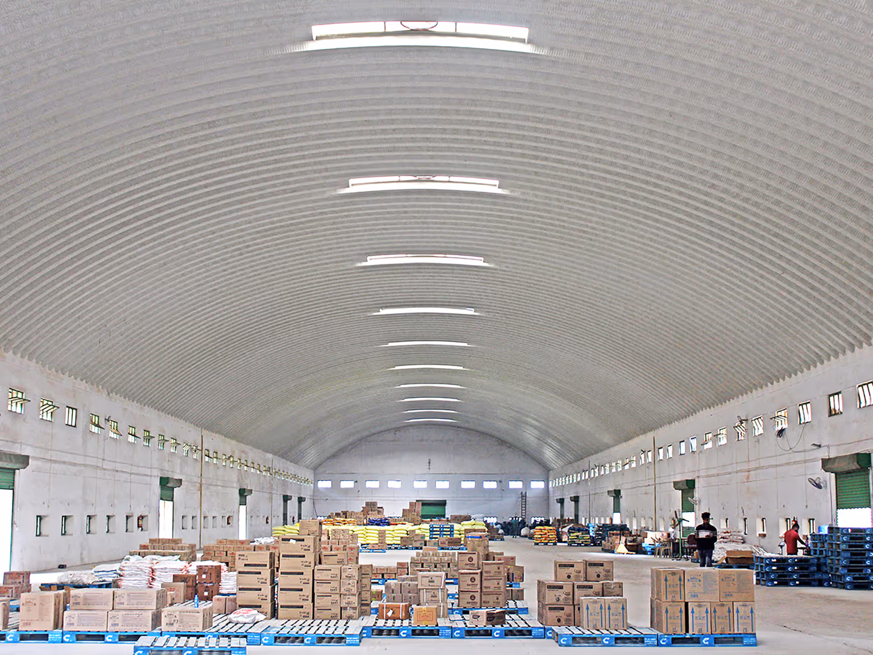 Self-supported steel roofing system by Proflex Systems