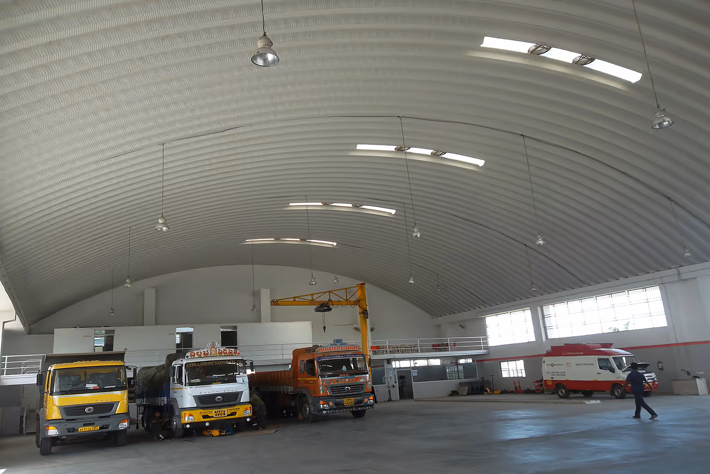 Galvalume roofing for automobile workshop by Proflex