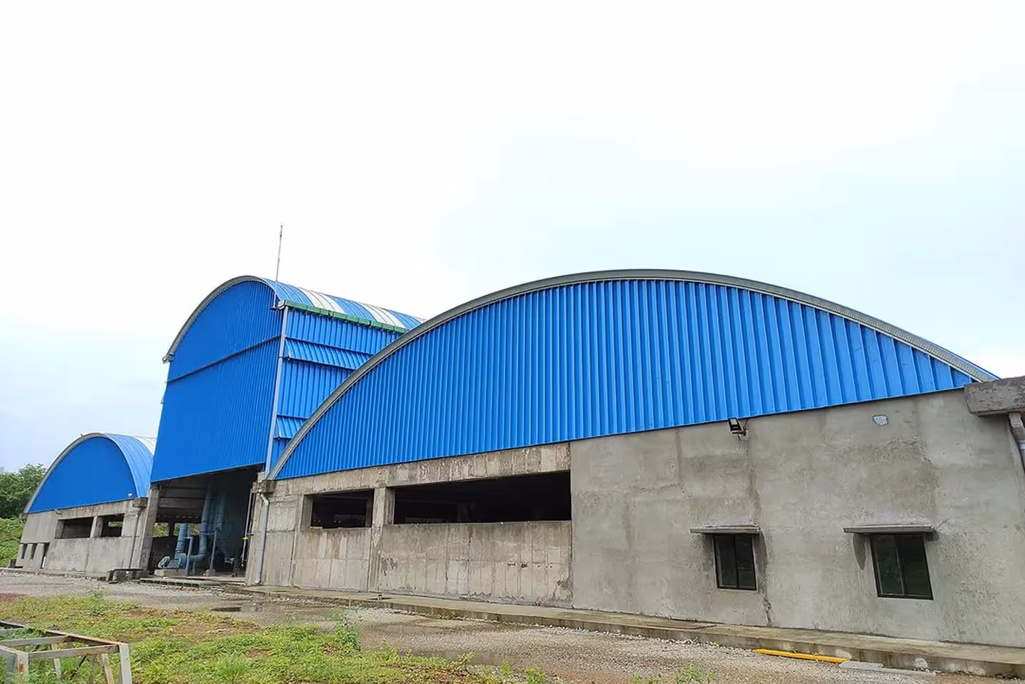 Proflex cladding for industrial roofing project