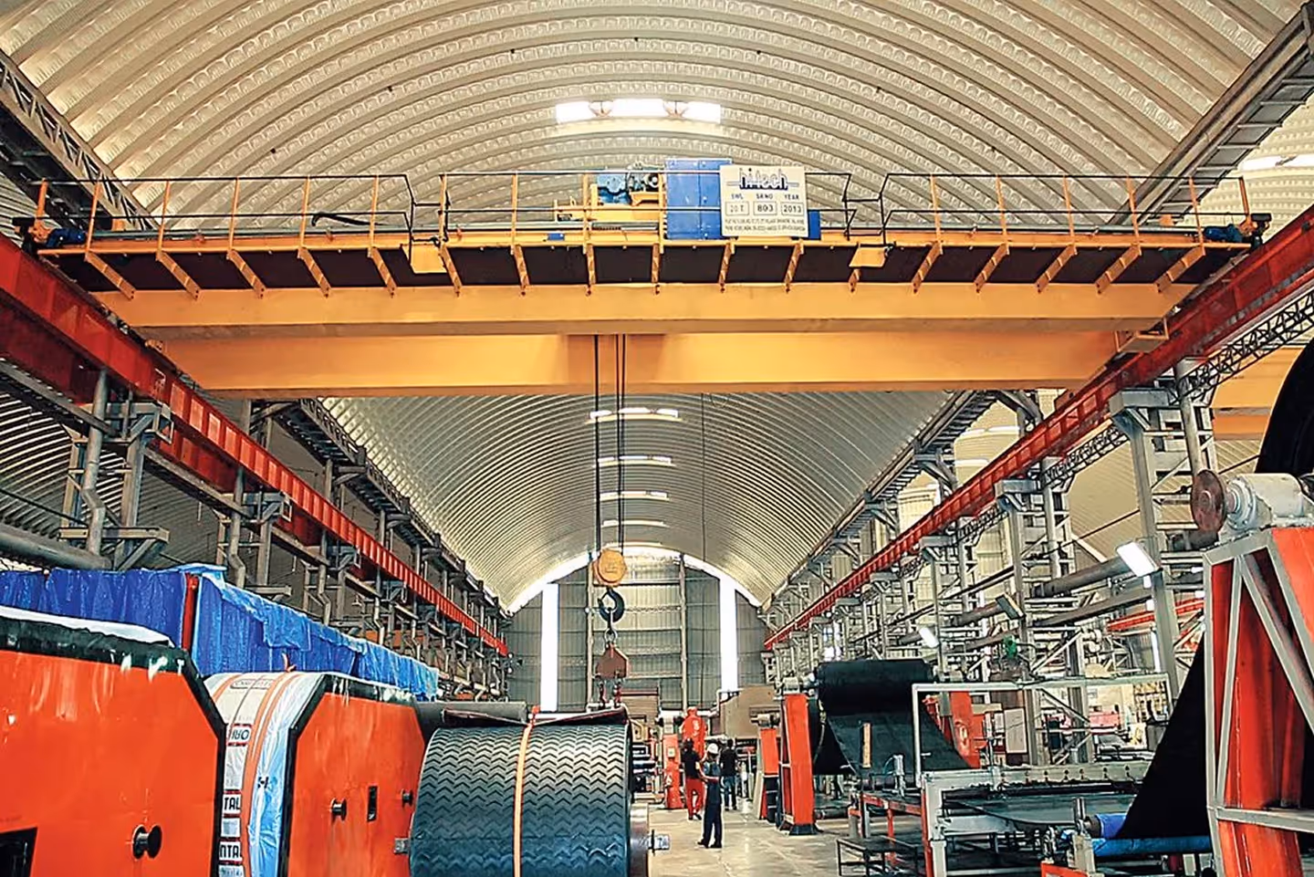 Proflex self-supported steel roofing installation by a leading roofing company in India