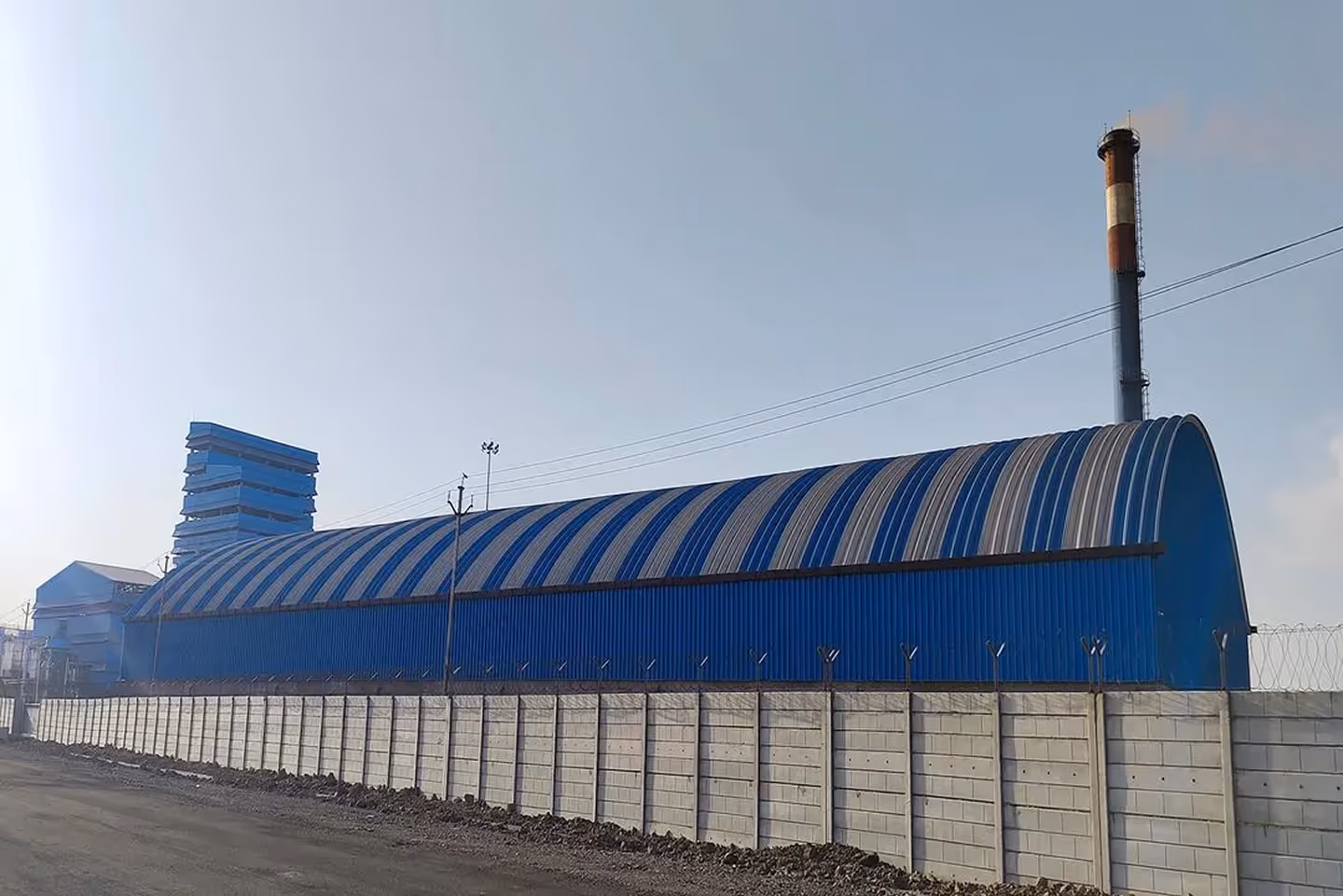 Proflex steel roofing production for arch-shaped roofs