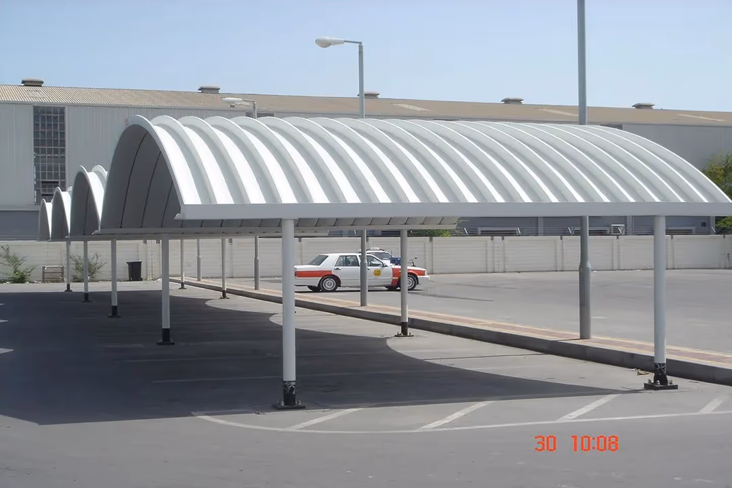 Parking bay by metal roofing manufacturer