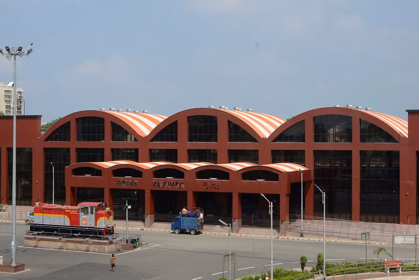 Corrugated steel roofing for railway infrastructure in India