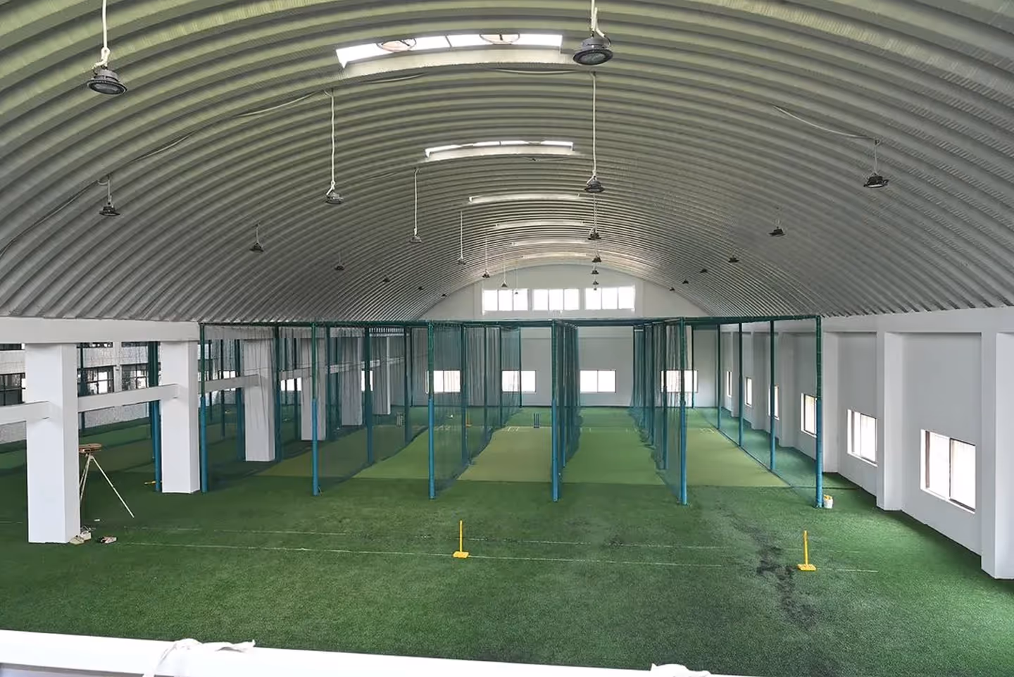 Sports facility with Proflex corrugated steel roofing