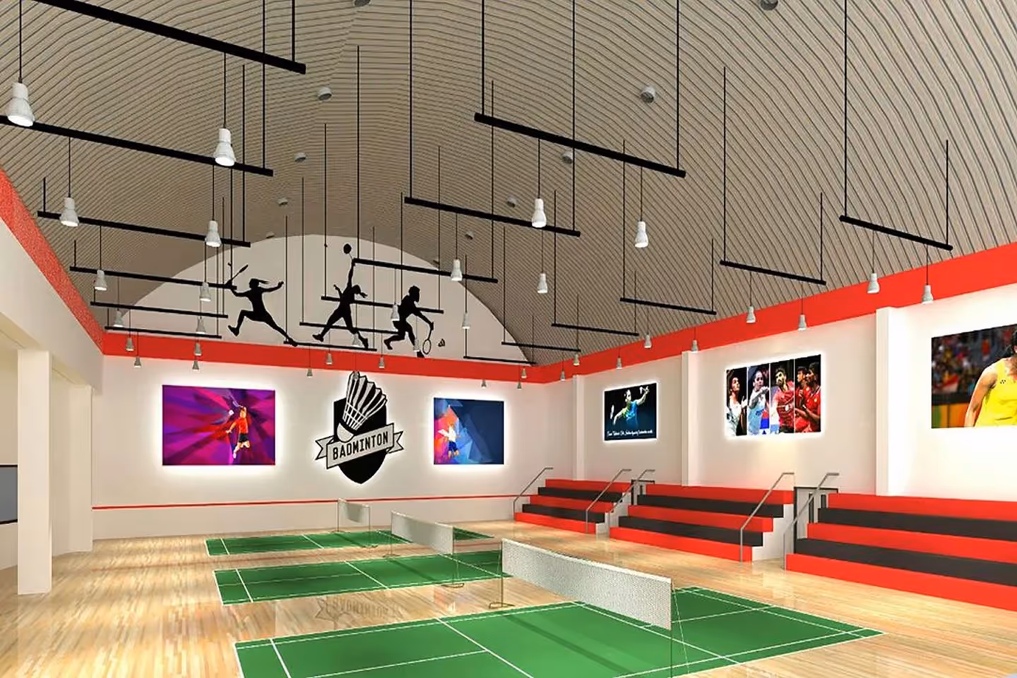 Indoor sports complex with Proflex steel roofing solutions