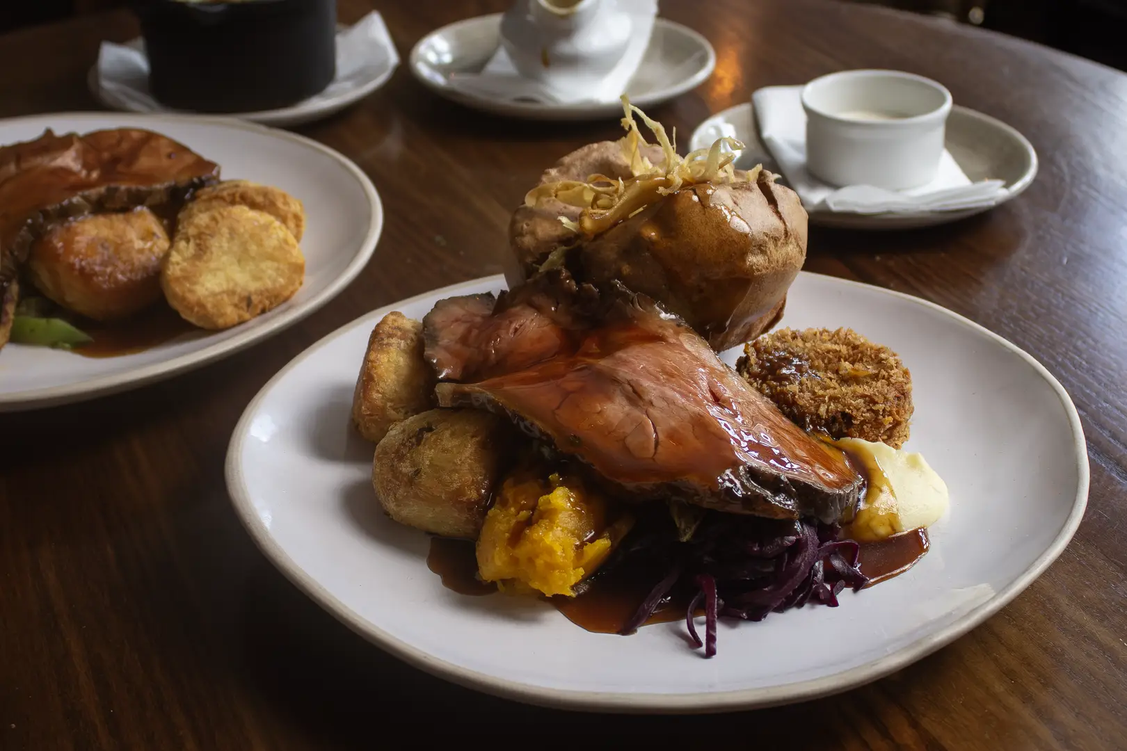 delicious and hearty roast dinner made with high quality, locally sourced products at the Star and Dove, Totterdown, Bristol