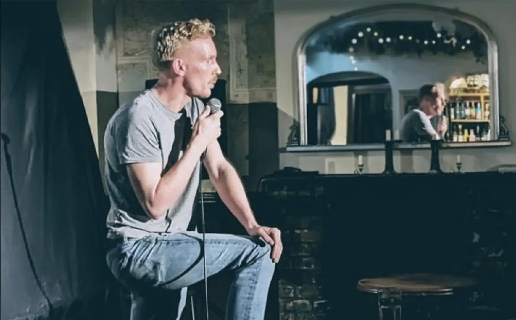 Live comedy performance by This Next Act at The Kingsdown Vaults, Kingsdown, Bristol