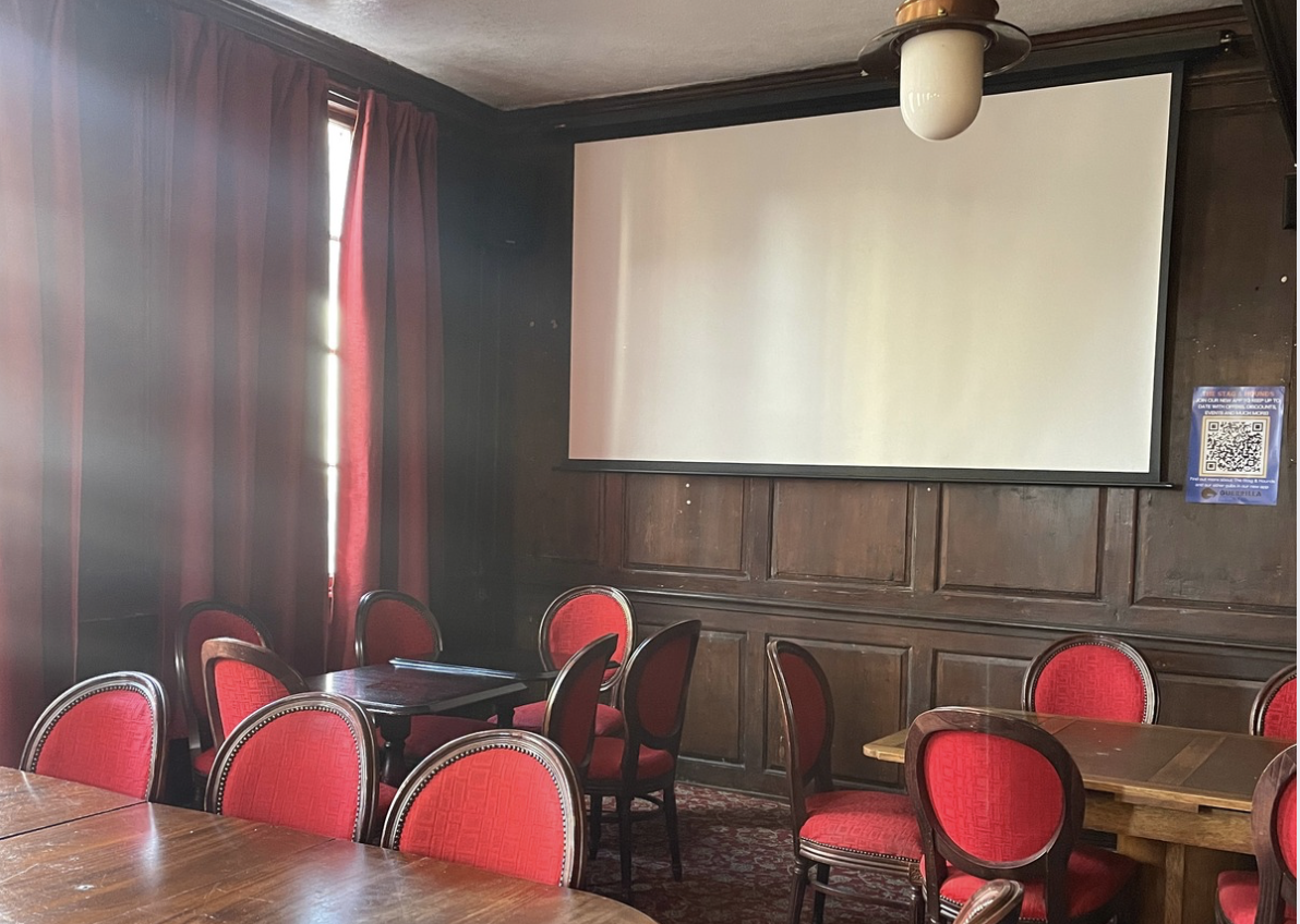 Quirky, historic event hire space in central Bristol, full of character and cosy charm, perfect for a variety of occasions on Old Market Road.