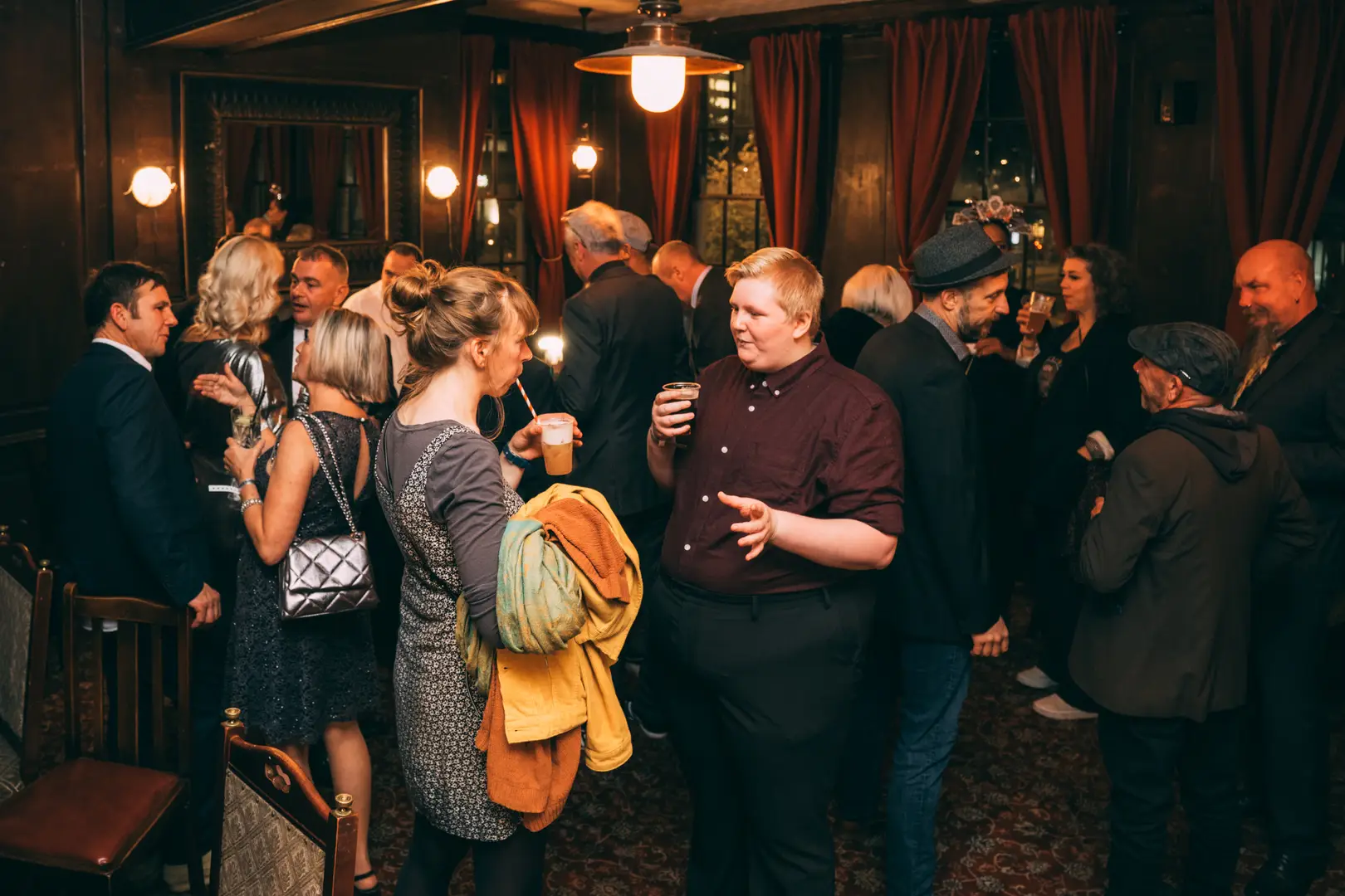 Event hire space at The Stag and Hounds, Old Market Road, Bristol. Spacious historical and quirky design.