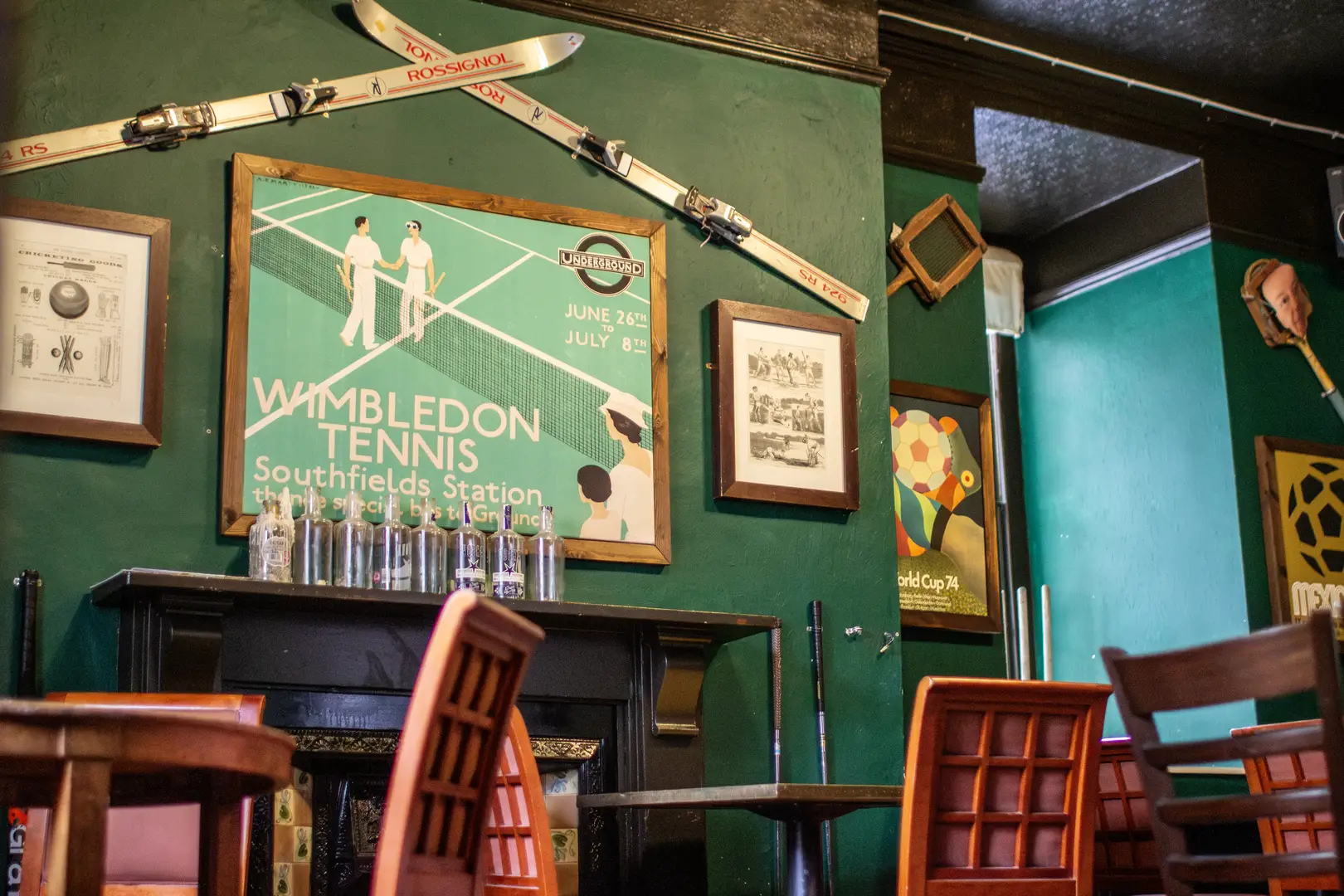 sporty themed event hire space in central Bristol, full of character and cosy charm, perfect for a variety of occasions on Old Market Road.