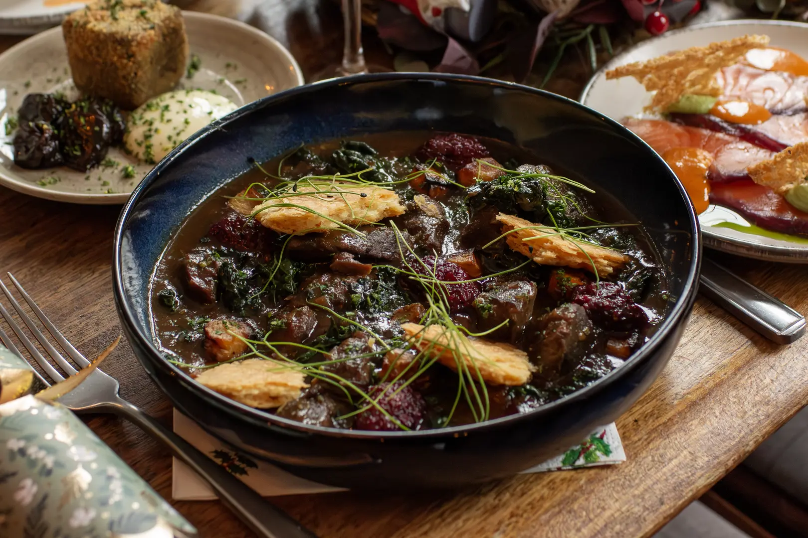 Festive christmas menu at The Star and Dove, Totterdown, Bristol. Fill your bellies and hearts with festive joy!