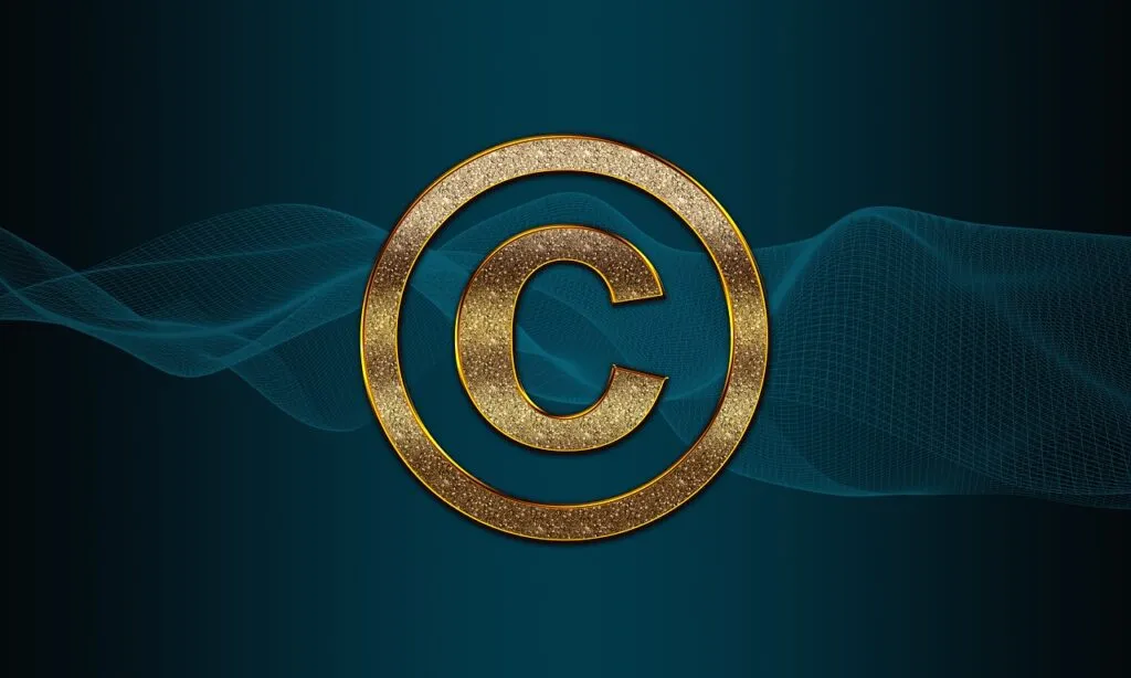 Copyright symbol — proving you created something first