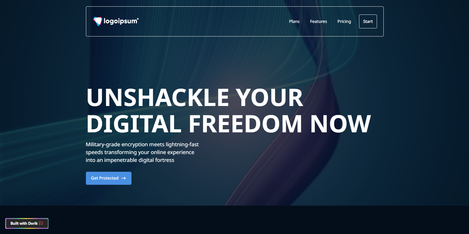 Review: Dorik AI – Prompt-Based Landing Page