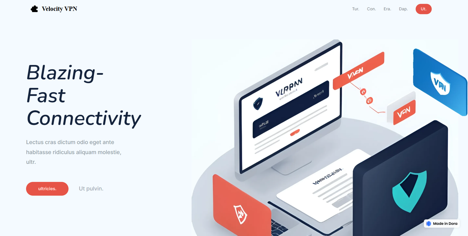 Review: Dora AI – Prompt-Based Landing Page Test