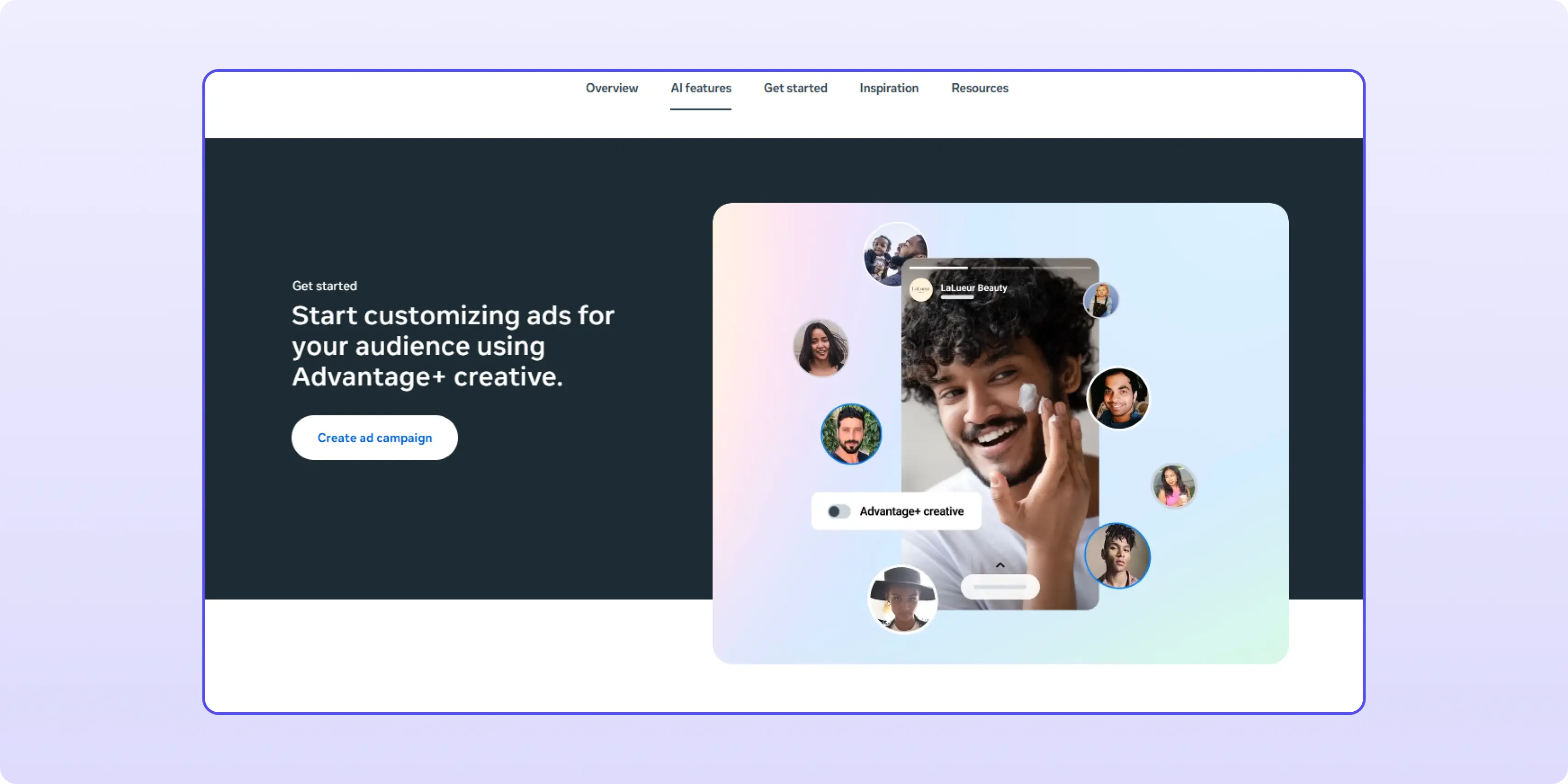 Advantage+ creative tools