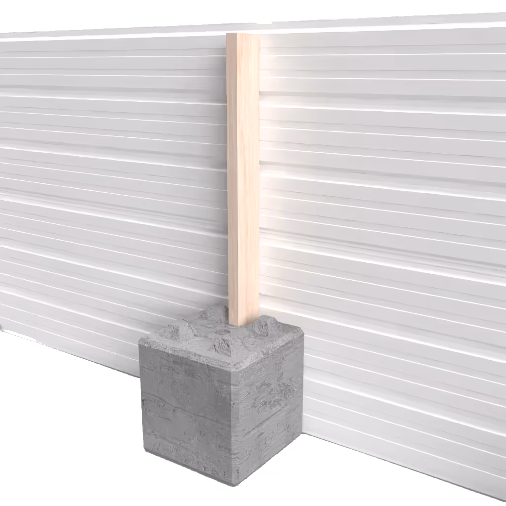 bloc béton pour palissade de chantier