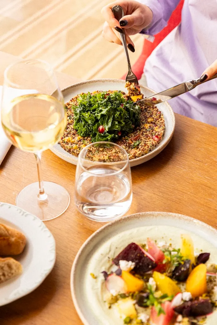 plat méditerranéen de notre restaurant