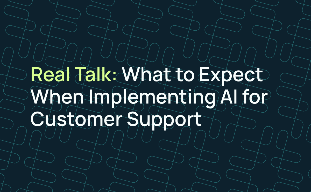 AI for Support: What to Expect When You Implement It by Forethought