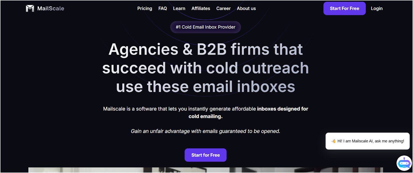 Mailscale Homepage