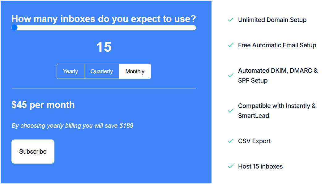 Inbox Flow Pricing