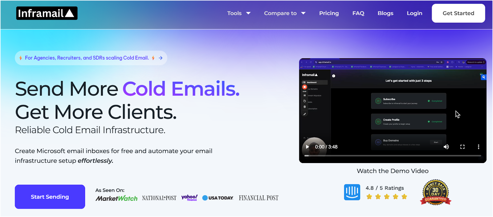Inframail Homepage