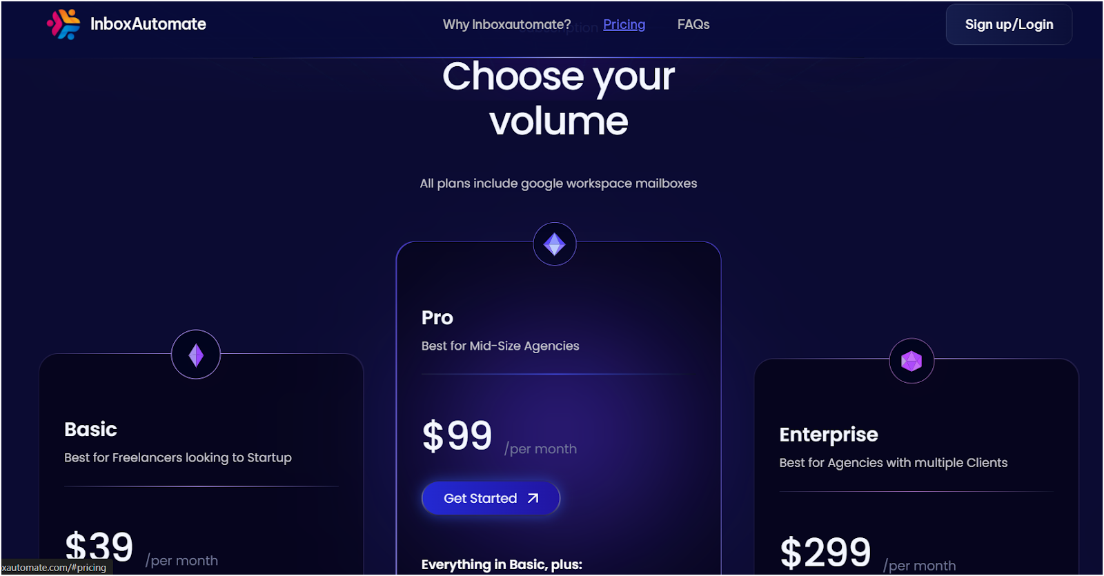 Inbox Automate Pricing