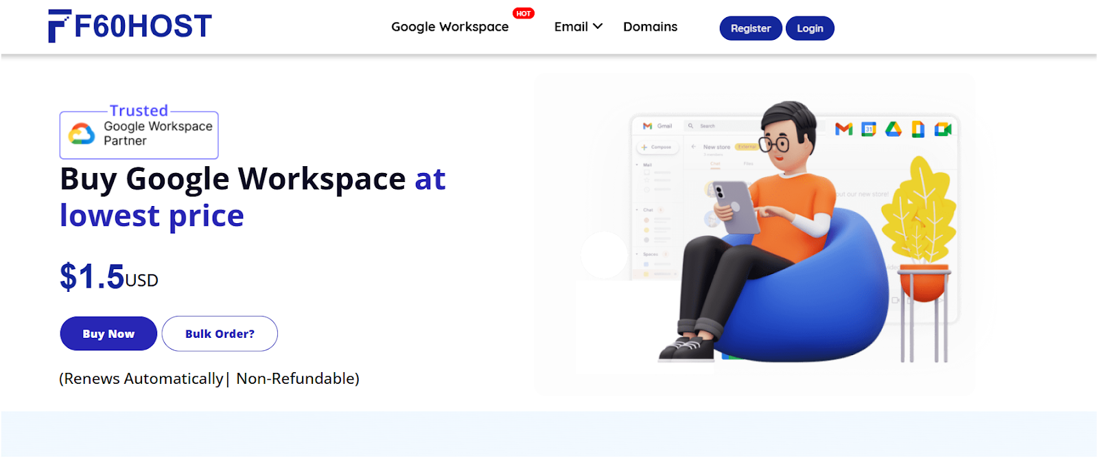 F60 Host homepage